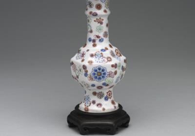 图片[2]-Painted enamel Gu-shaped vessel, Qing dynasty, Qianlong reign (1736-1795)-China Archive